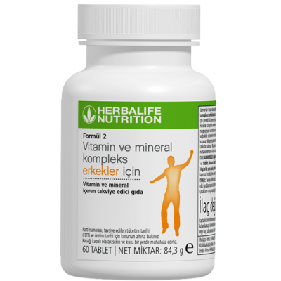 Formül 2 Vitamin ve Mineral Kompleks Erkekler İçin