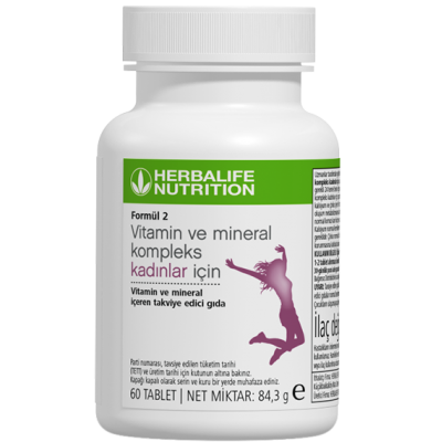 Formül 2 Vitamin ve Mineral Kompleks Kadınlar İçin