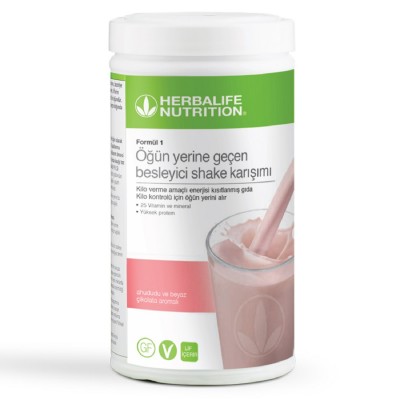 Formül 1  Ahududu ve Beyaz Çikolata Aromalı Shake Karışımı